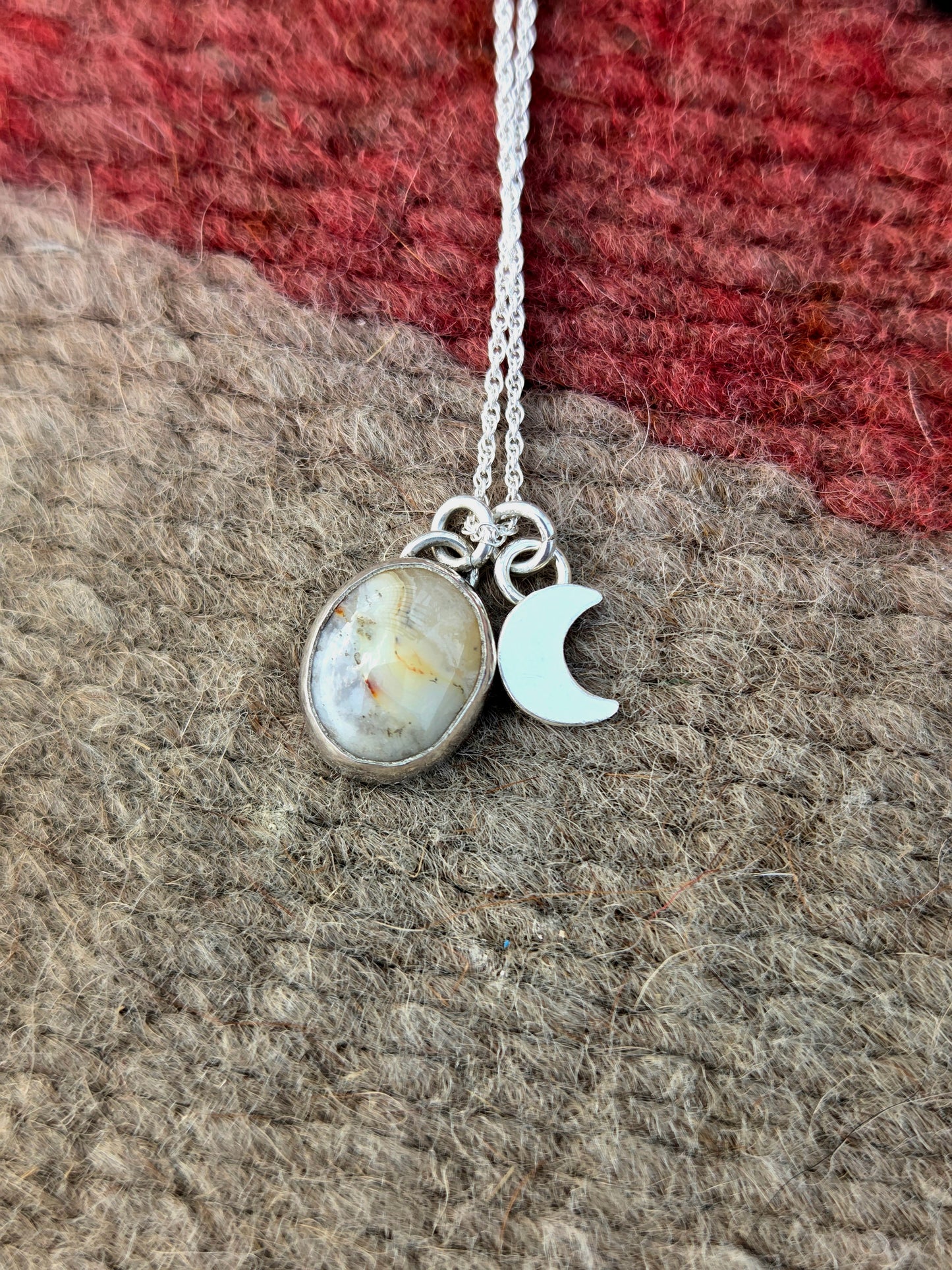 Agate Charm Necklace