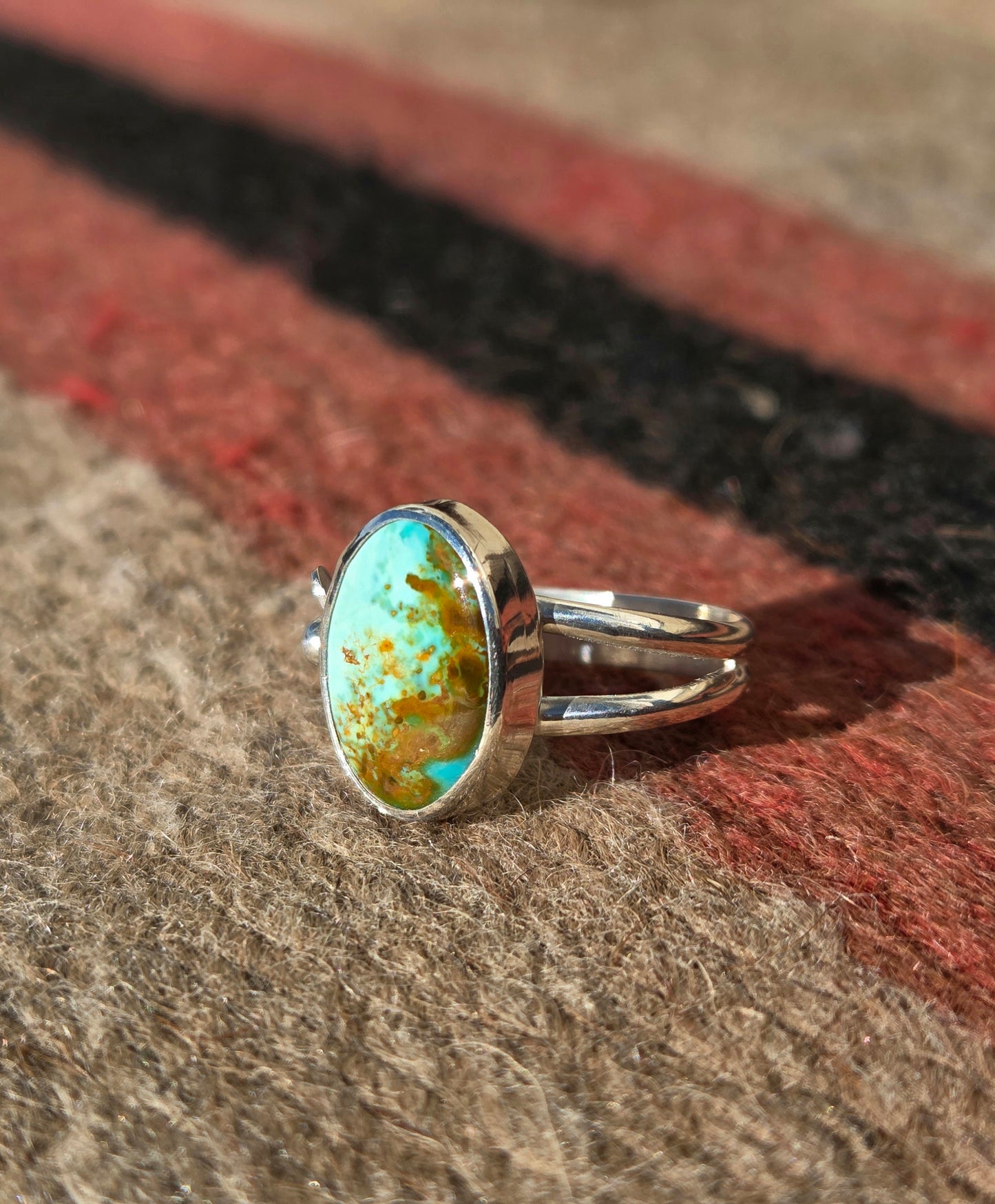 Turquoise Flower Ring