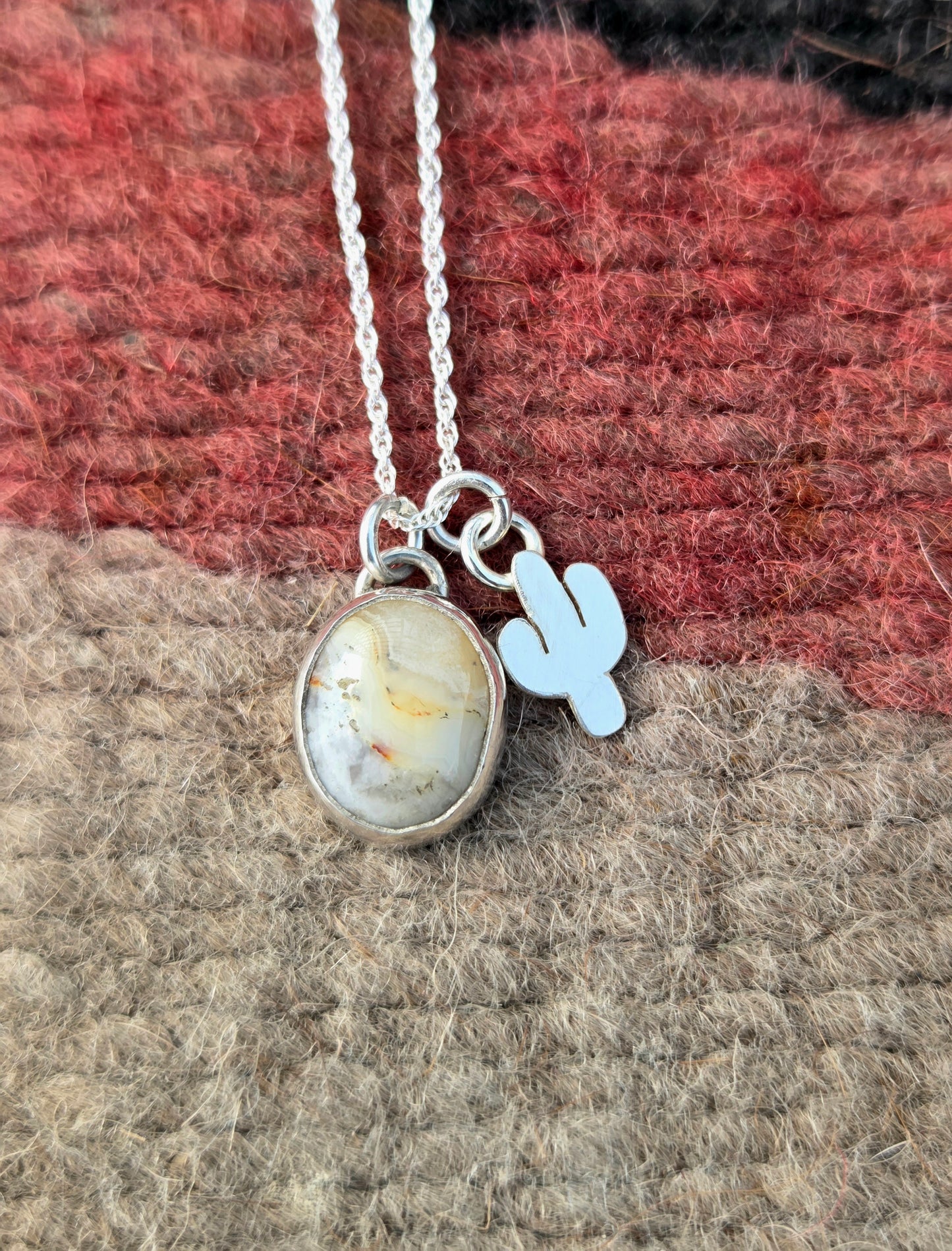 Agate Charm Necklace