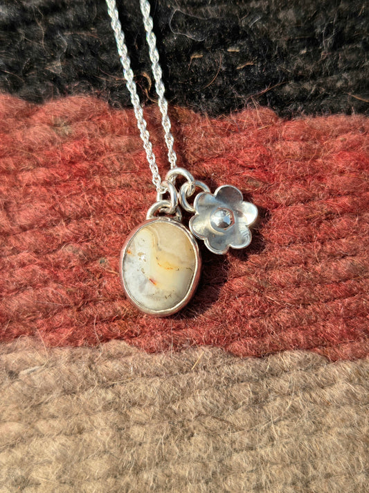 Agate Charm Necklace