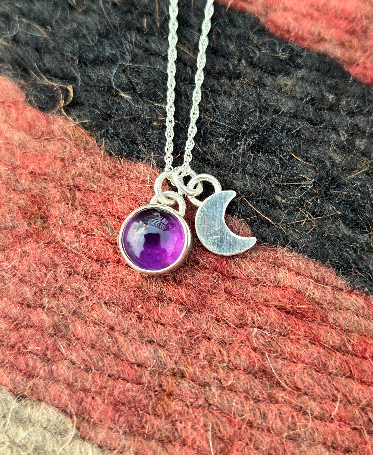 Amethyst Charm Necklace